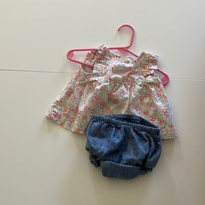 Baby girl matching outfit